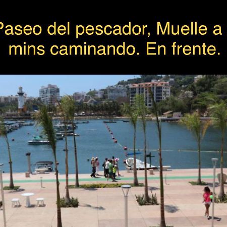 Departamento Sobre Costera, 1Min La Quebrada, 3M Playas Y Yates Lägenhet Acapulco Exteriör bild